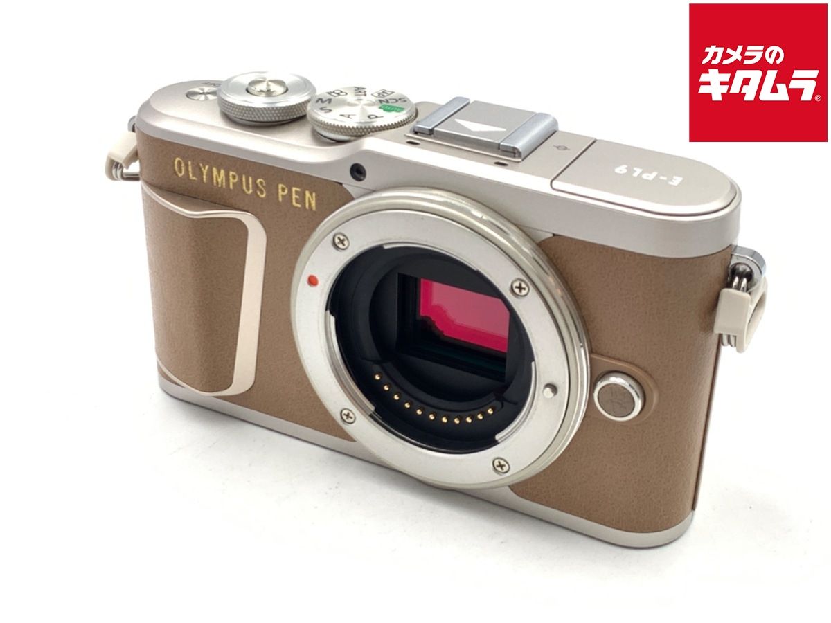 中古】 【良品】 オリンパス PEN E-PL9 ボディ ブラウン 中古