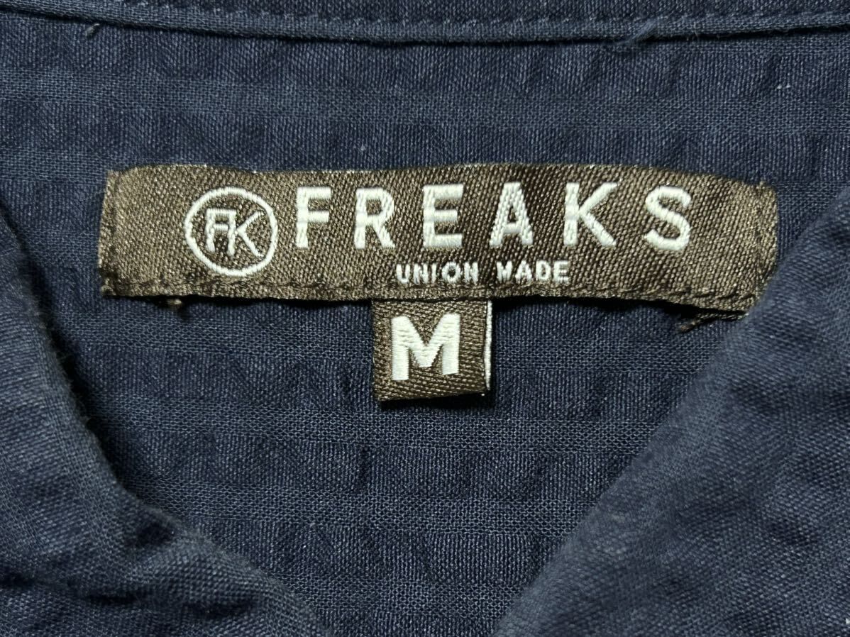 新品 FREAK'S STORE シアサッカー ボタンダウンシャツ 長袖シャツ　　ポケットシャツ ハイクオリティー フリークスストア 玉9382