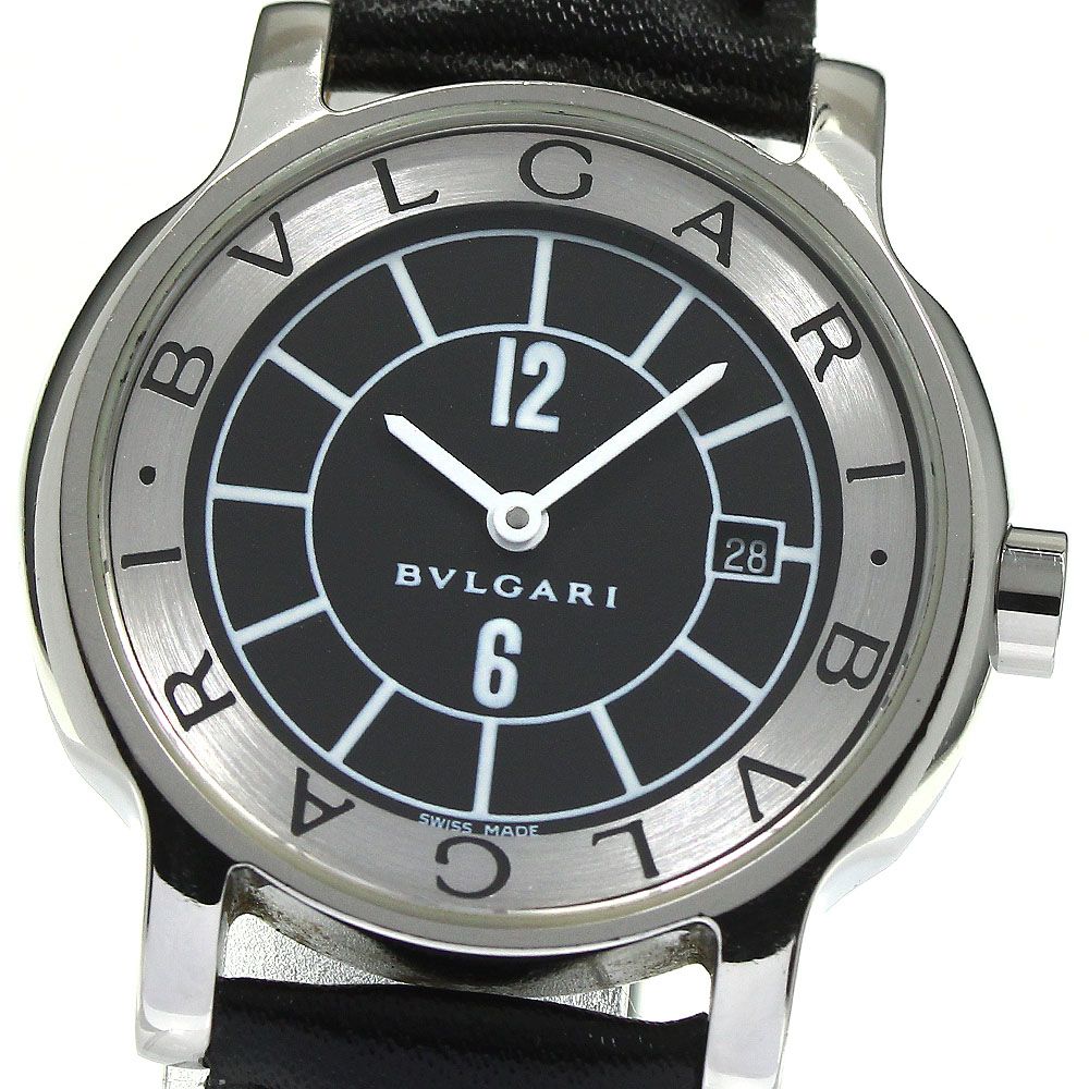 ブルガリ BVLGARI ST29S ソロテンポ デイト クォーツ レディース_