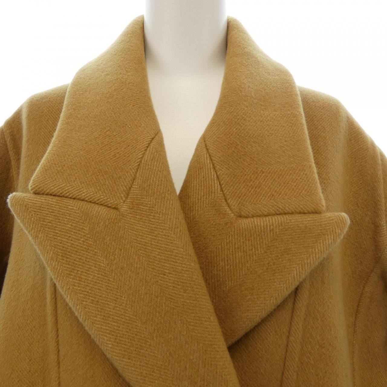 HERMÈS ベージュ フード付きジップコート エルメス HERMES コート HERMÈS ベージュ フード付きジップコート