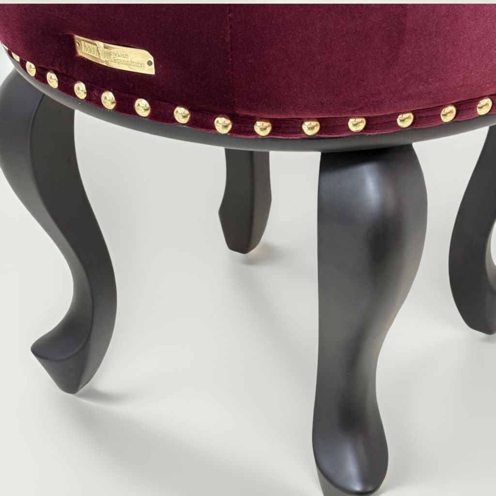 Francfranc ANNA SUI コラボ　オットマン　ダークレッド フランフラン ANNA SUI コラボ オットマン スシールダークレッド