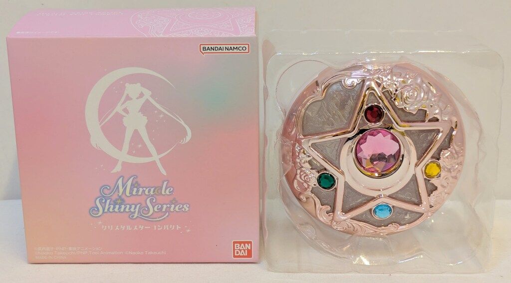 Miracle Shiny Series クリスタルスターコンパクト Sailor Moon Miracle Shiny Series Crystal Star Compact Replica