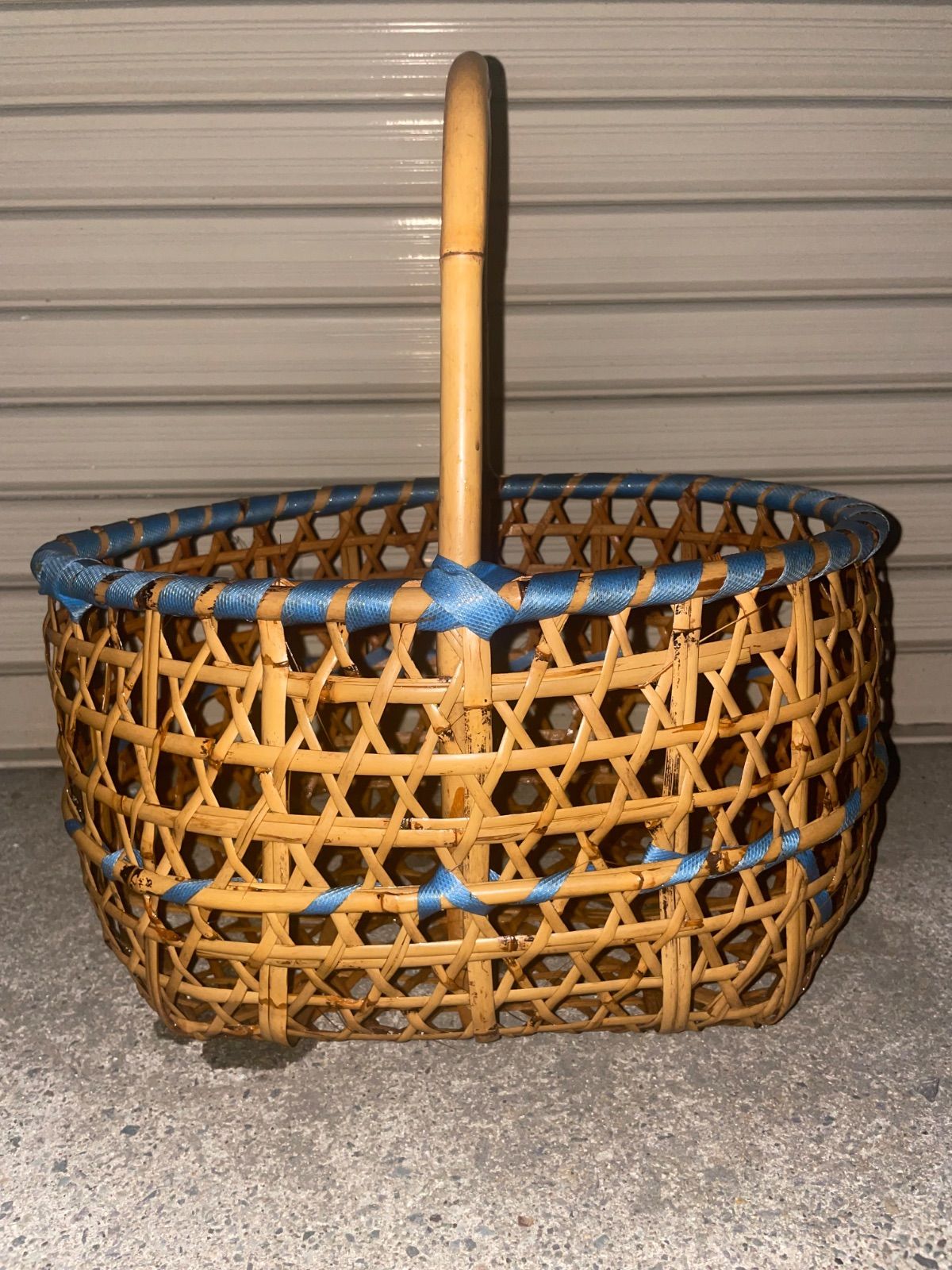 青森りんご手籠（竹細工）希少品＊やや傷や汚れあり - メルカリ