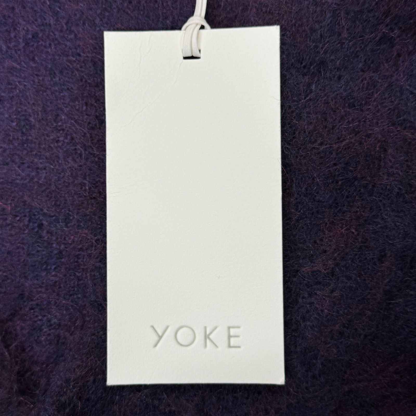 定価46200円 新品 YOKE 21AW LOOSED MOHAIR CARDIGAN ルーズド モヘア 
