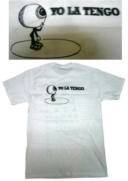 ヨ ラ テンゴ Tシャツ Yo La Tengo 白 正規品 ヨラテンゴ ロックTシャツ関連