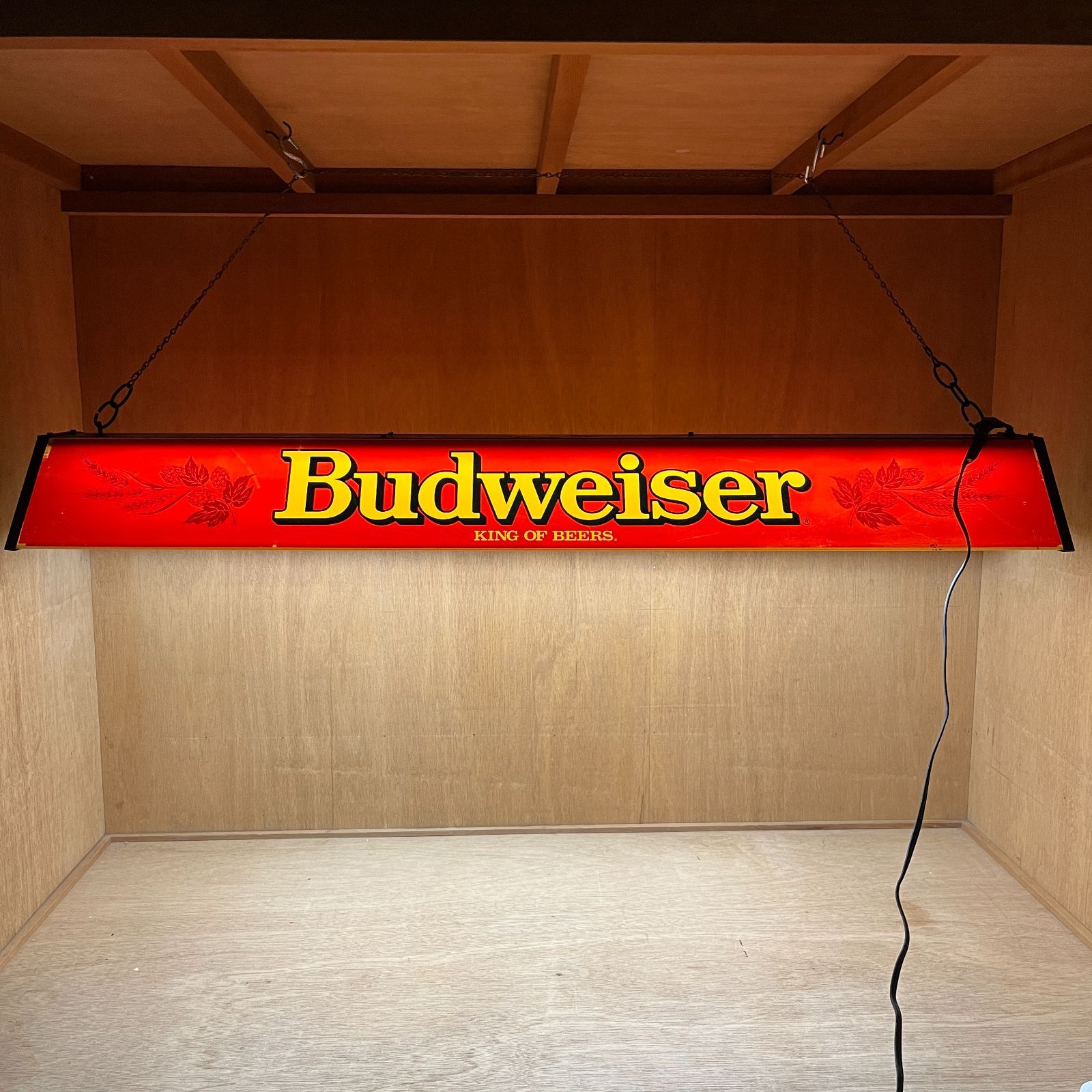 プールバーライト】希少 1988年製 Budweiser (バドワイザー