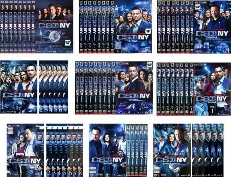 全巻セット【中古】DVD▼CSI:NY(68枚セット)シーズン1、2、3、4、5、6、7、8、9 レンタル落ち CSI:NY』シーズン1～FINAL 計68巻全巻セット レンタル使用済DVD
