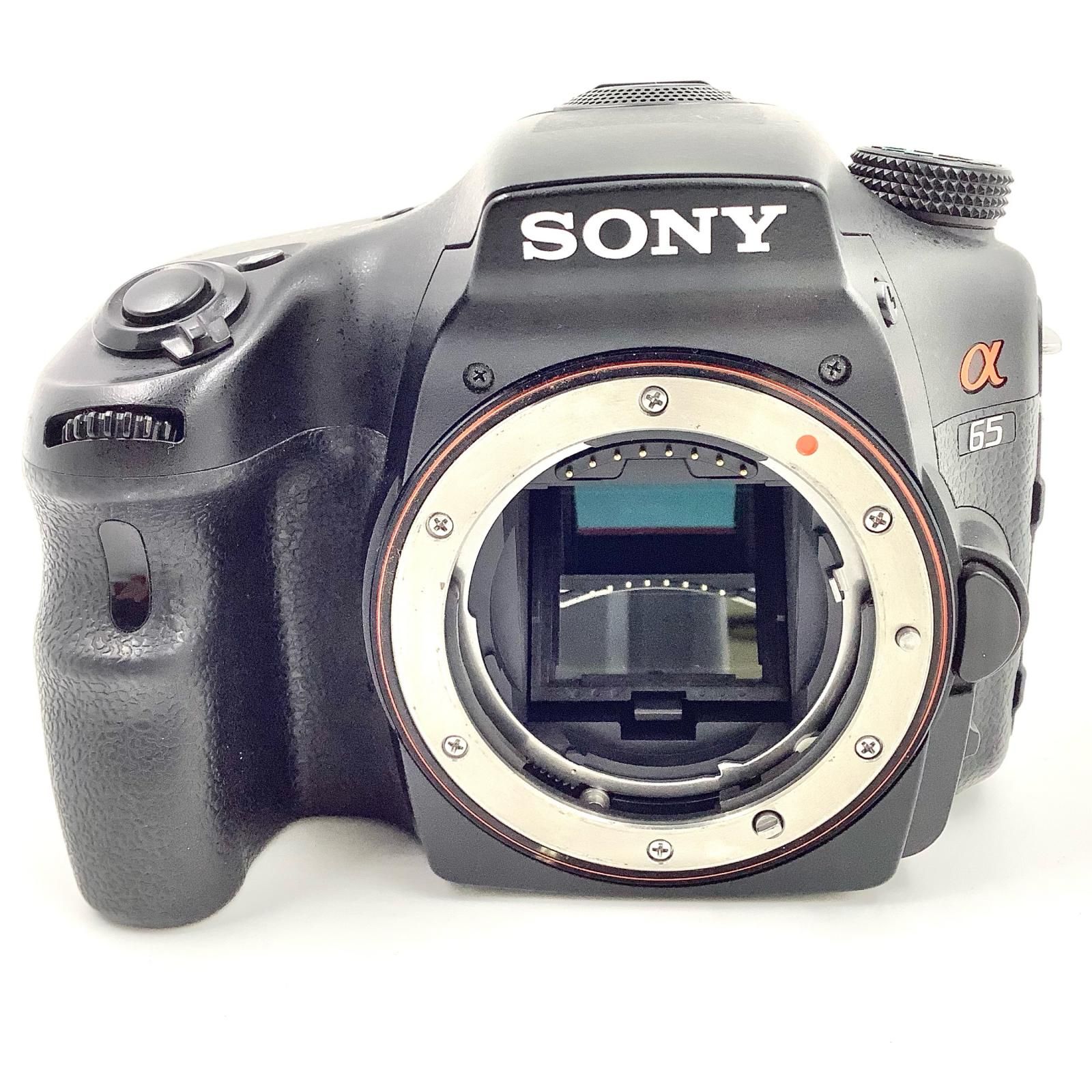 全額返金保証 最速発送 Sony デジタル一眼 α65 SLT-A65V ボディ 動作 済 シャッター28097回