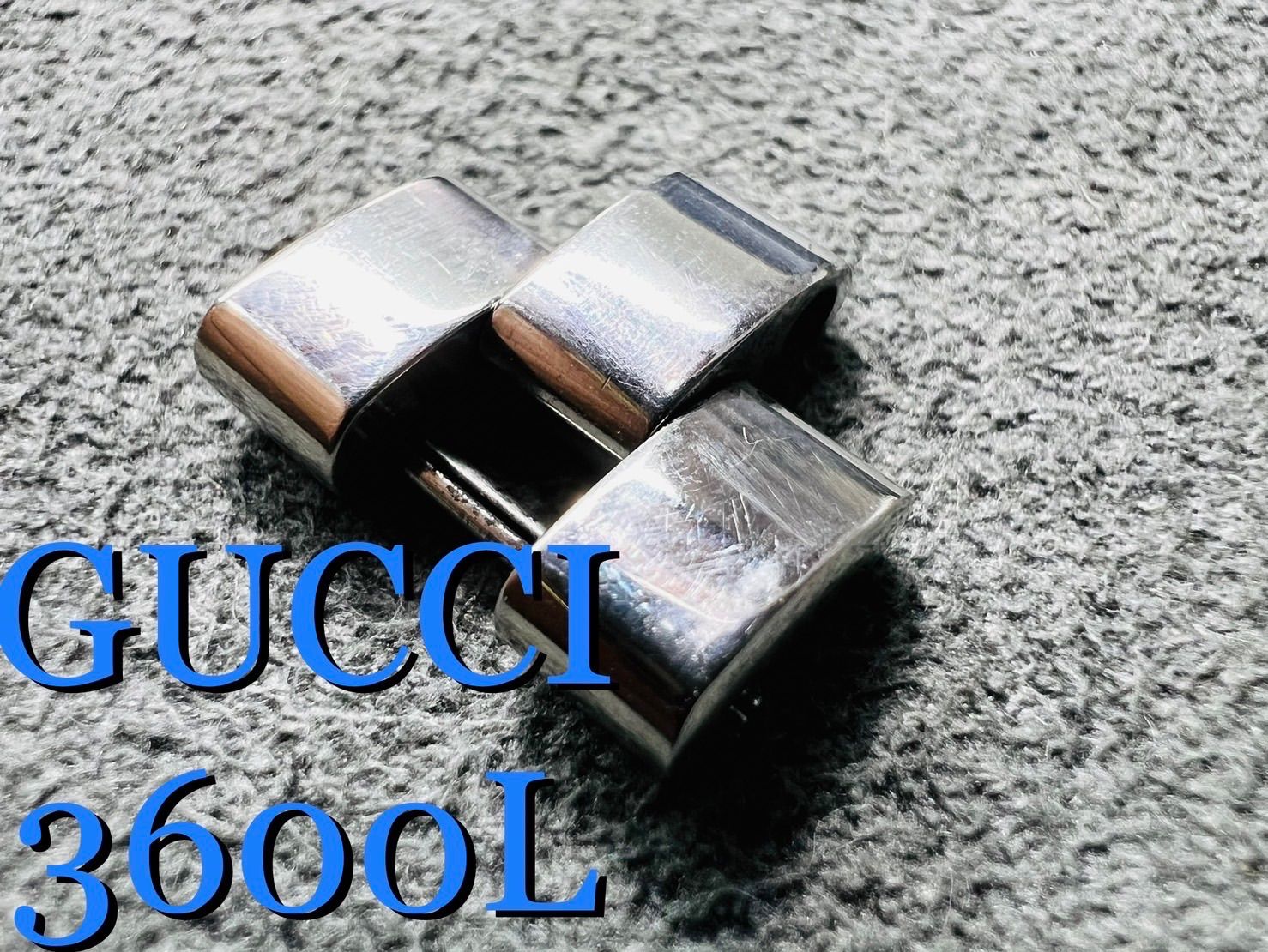 余り駒のみ】GUCCI グッチ3600L 14mm 1コマSS - メルカリ