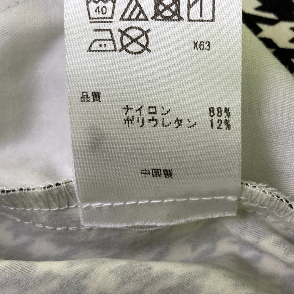 極美品✨V12 セットアップ　ゴルフ　Mサイズ 千鳥柄　金ロゴ　ストレッチ パーリーゲイツ 千鳥 チェック 総柄 ストレッチゴルフパンツ 00
