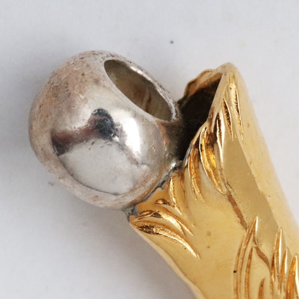 2個セット TARO WASHIMI K18 eagle face beads