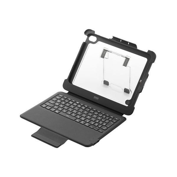 サンワサプライ iPad 第10世代 A16 ケース付き一体型キーボード Type-Cケーブル接続 ブラック SKB-IP8BK