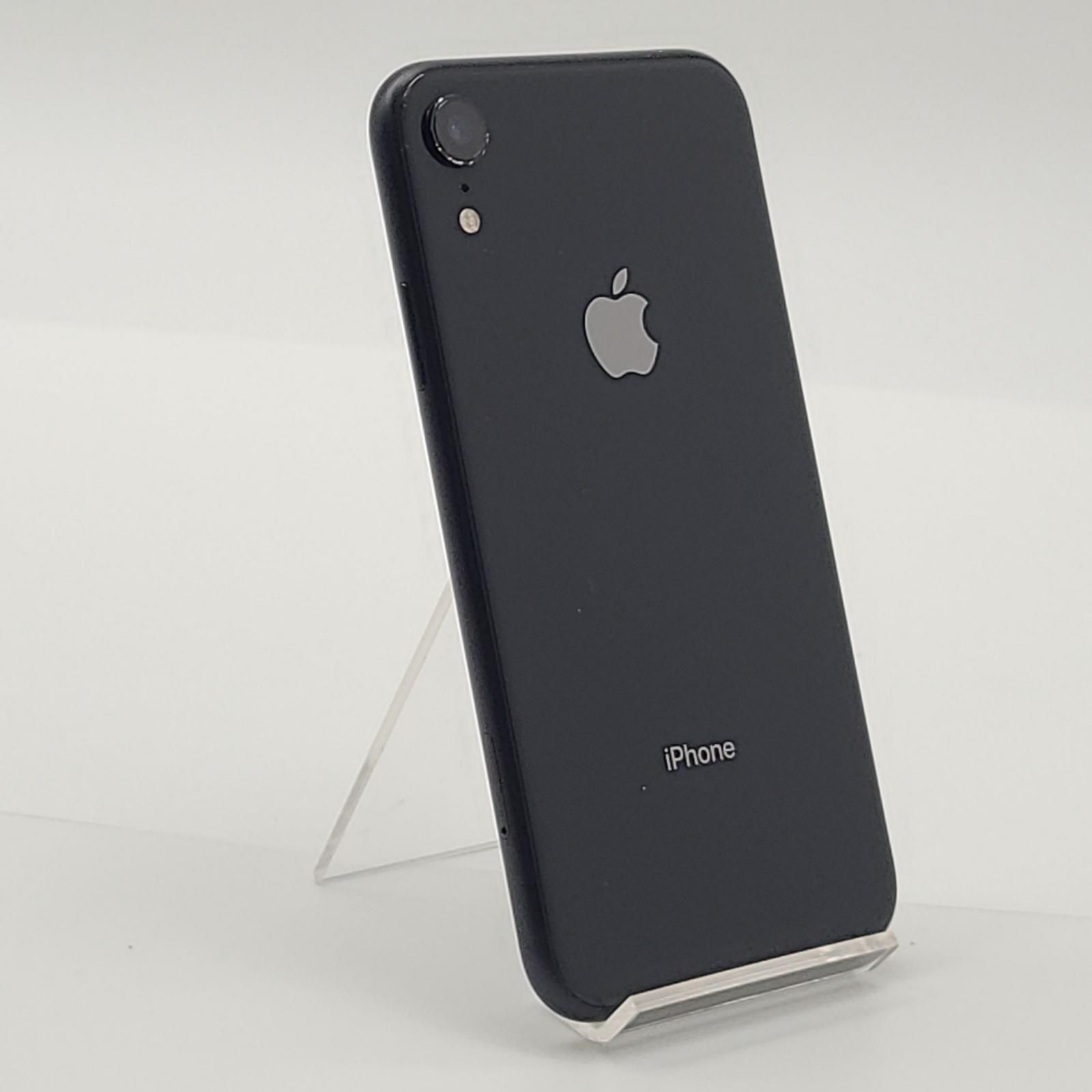 【全額返金保証】【最速発送】Apple iPhone XR 64GB ブラック au 動作確認済 74% 白ロム