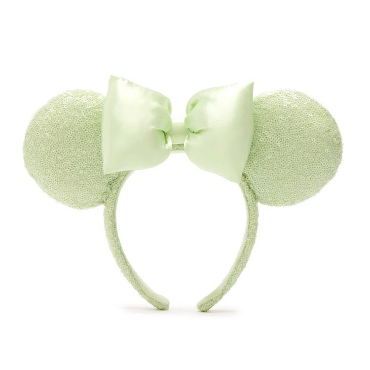 SALE!】日本未発売 ディズニー カチューシャ スパンコール ミント