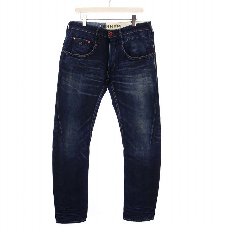 デンハム DENHAM CROSSBACK CARROT FIT Japanese Indigo Denim デニム 