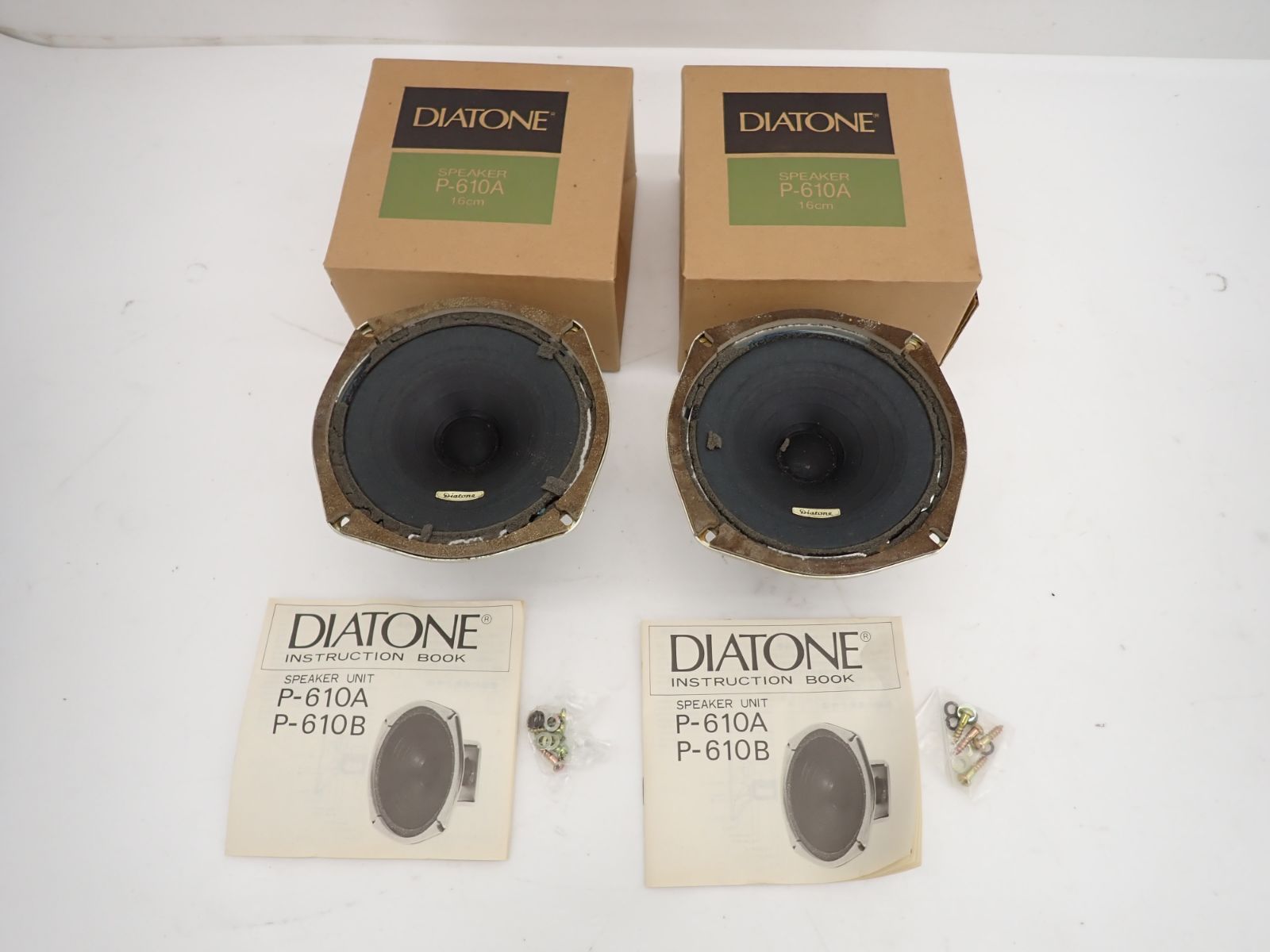 ∽ DIATONE ダイヤトーン スピーカーユニット P-610A ペア Diatone P