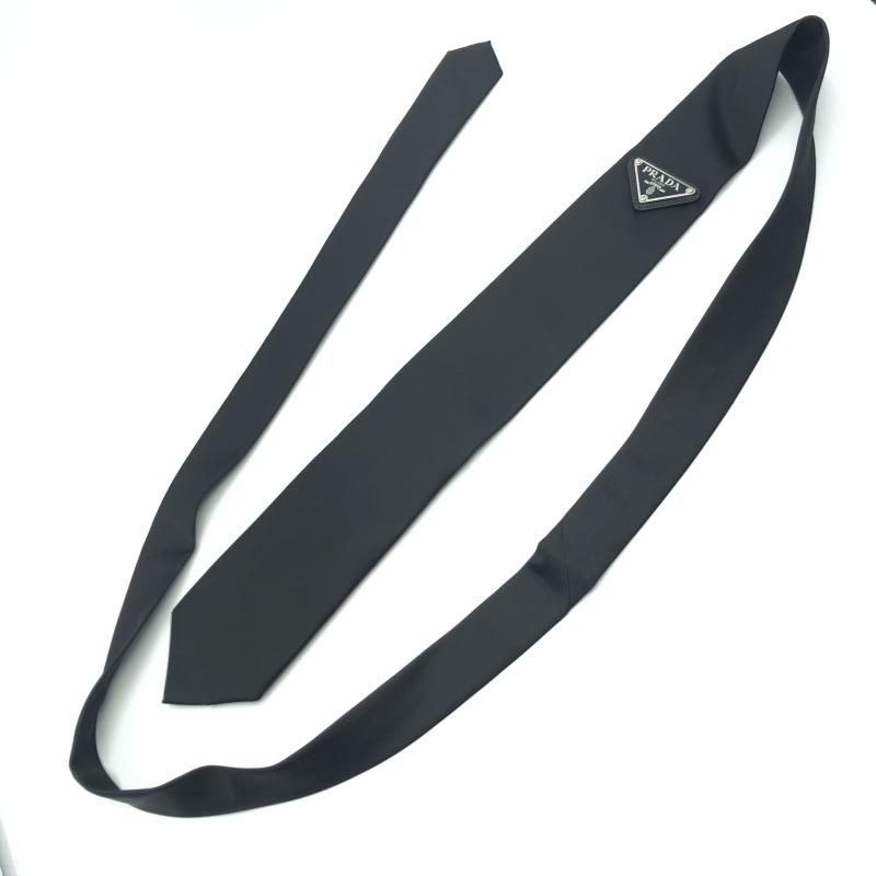 PRADA for SEA BEYONDRe-Nylon ギャバジン ネクタイ サイズR15 ブラック UCR77 プラダ 17