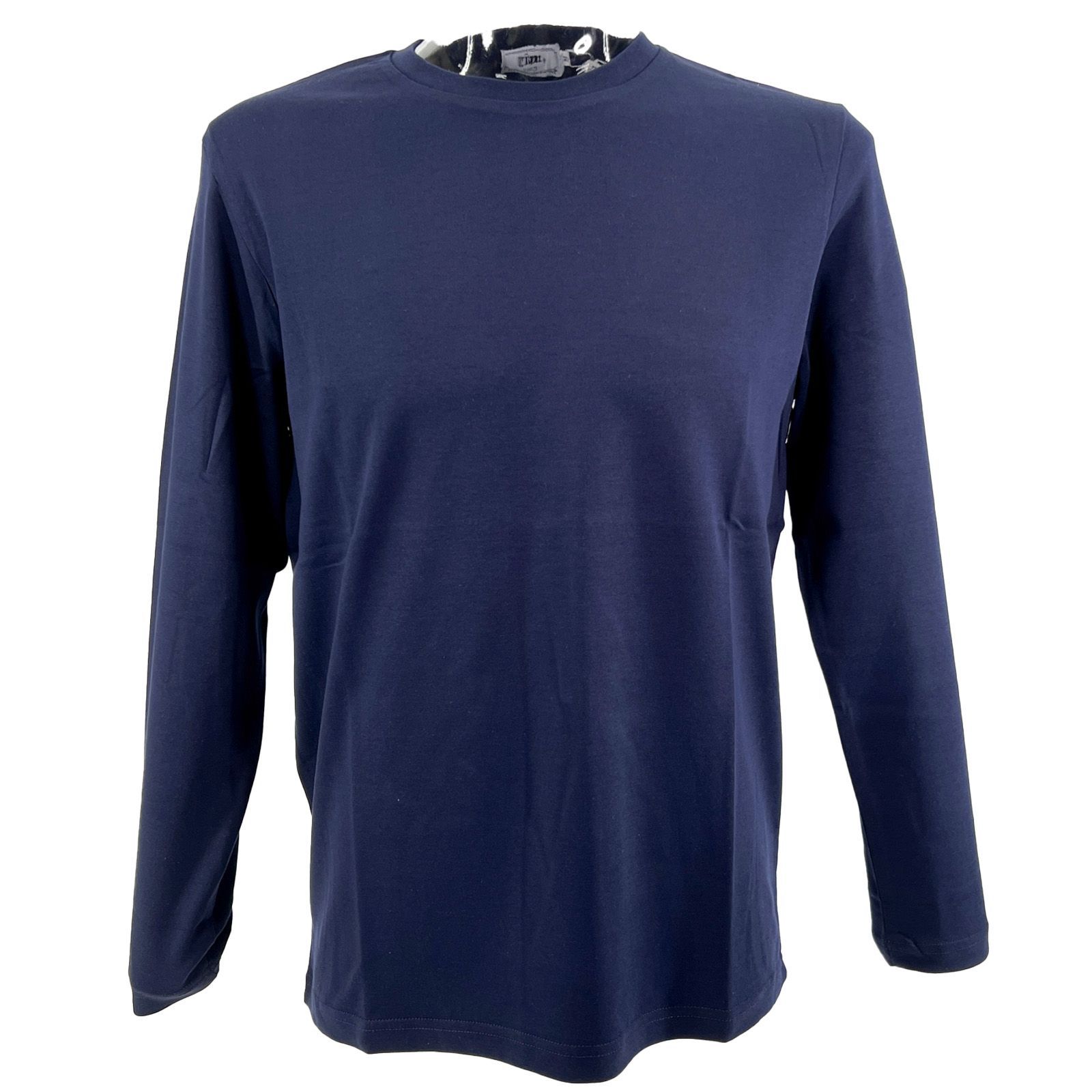 新品 春秋 長袖Tシャツ L サイズ ネイビー ジム メンズ カジュアル 男性 40代 50代 60代 70代 70841