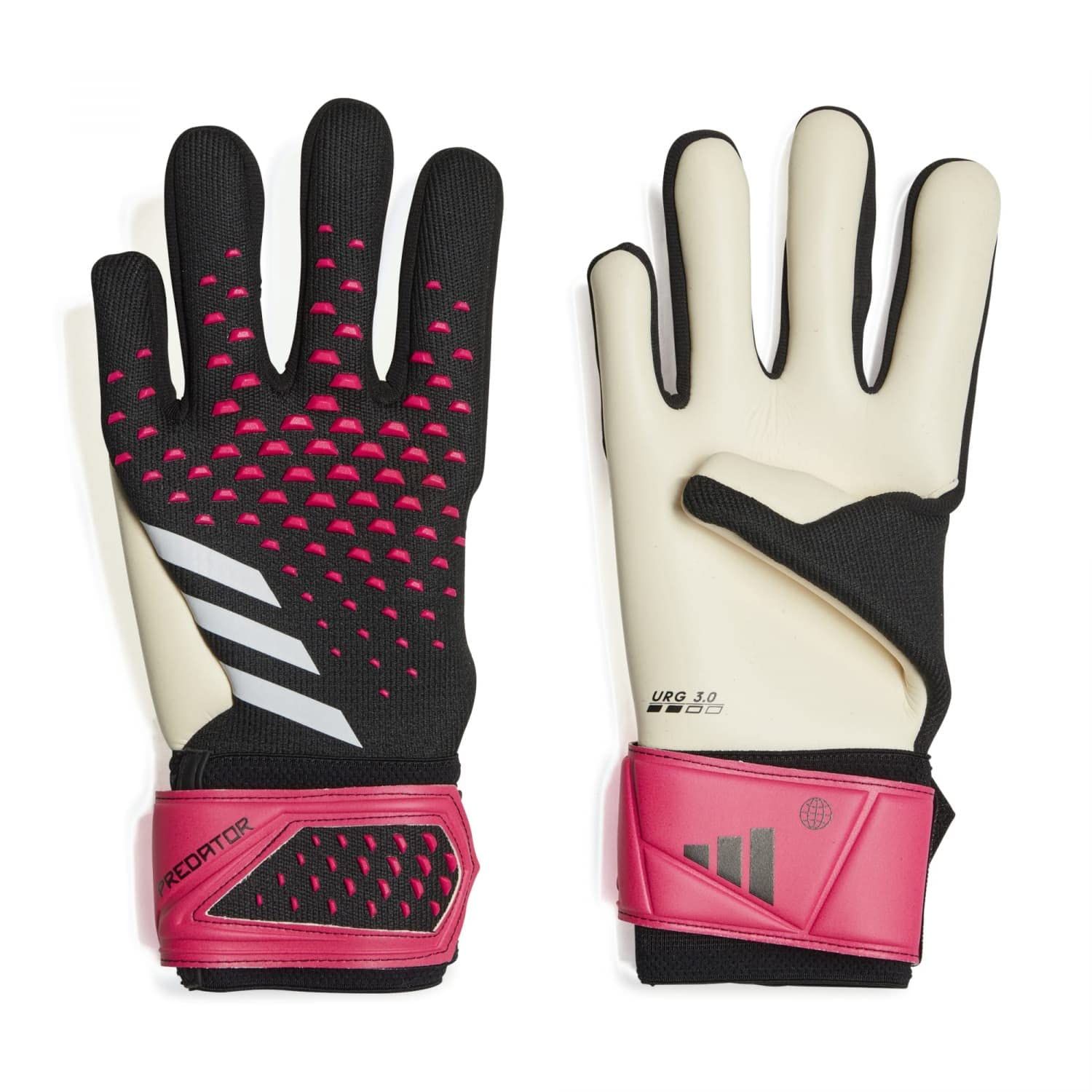 adidas アディダス プレデター GKグローブ LGE ブラック|ホワイト|チームショックピンク 9 9