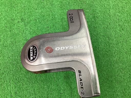 中古】 オデッセイ WHITE STEEL 2・ball BLADE2 34インチ パター