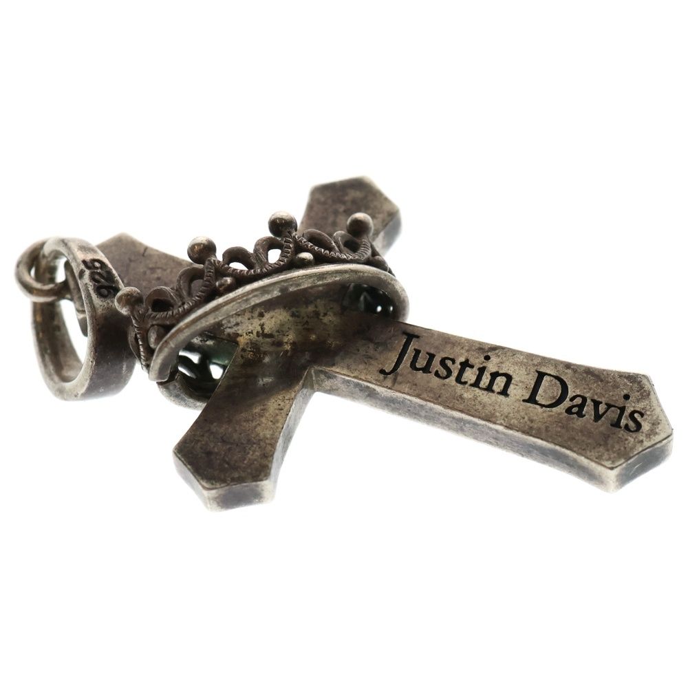 Justin Davis (ジャスティンデイヴィス) CROSS WITH CROWN STONE