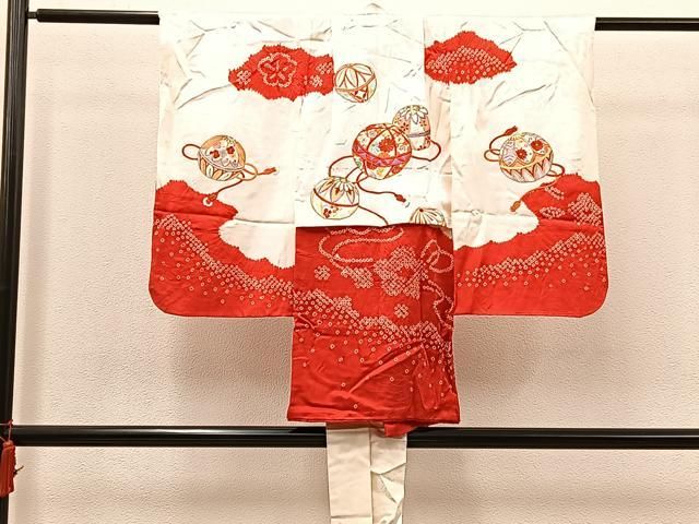平和屋着物[]七五三 女の子 3歳 祝着 三つ身 長襦袢(半衿刺繍)・ 