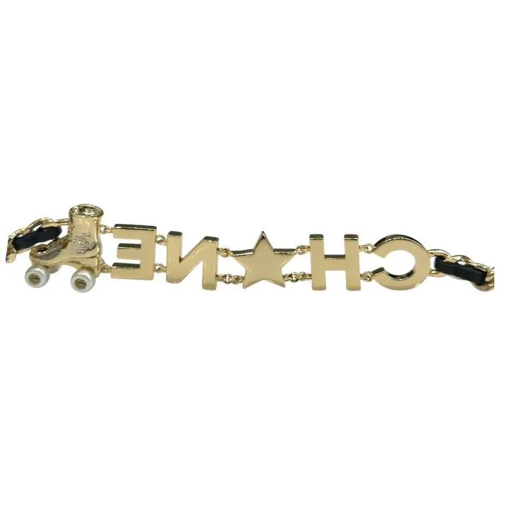 中古特価】 CHANEL シャネル ラインストーン フェイクパール