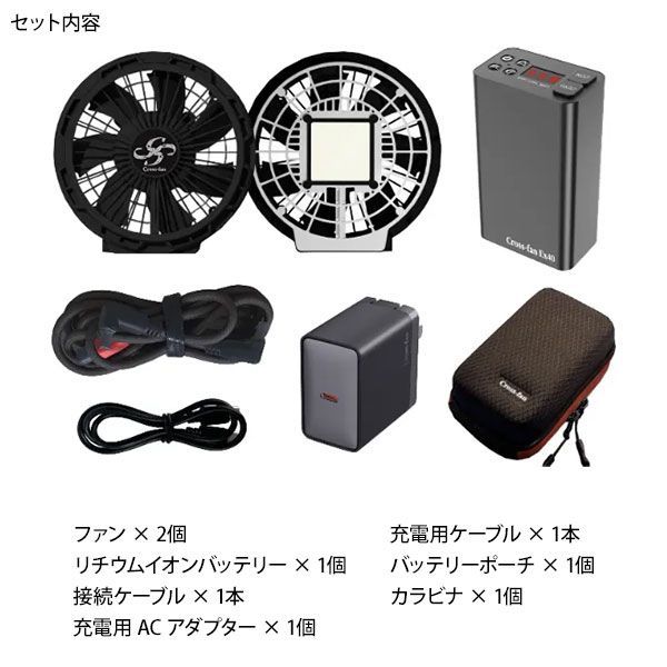 cross-fan ペルチェ付き空調ファン EX40 スターターキット SKT-CS40