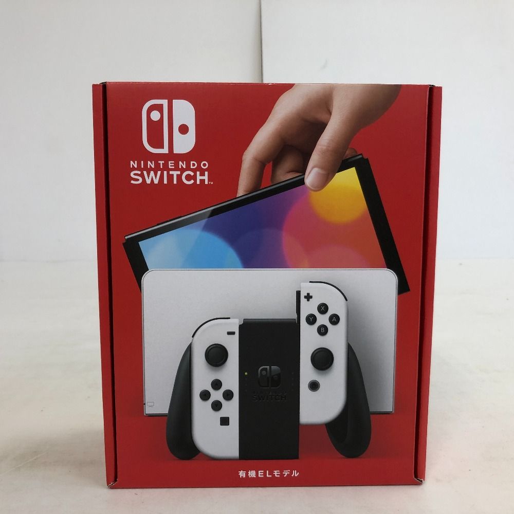 美品　任天堂Switch 有機ELホワイト 任天堂Switch有機ELモデル白でゲームを満喫しよう