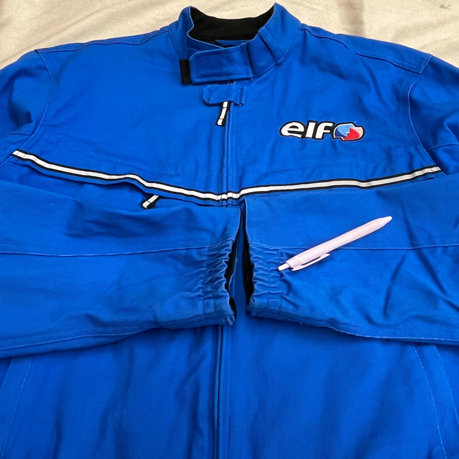 エルフ レッドバロン 300店舗記念 バイク レーシングジャケット L レア】elf × RED BARON 300店舗達成記念 限定 ライディング