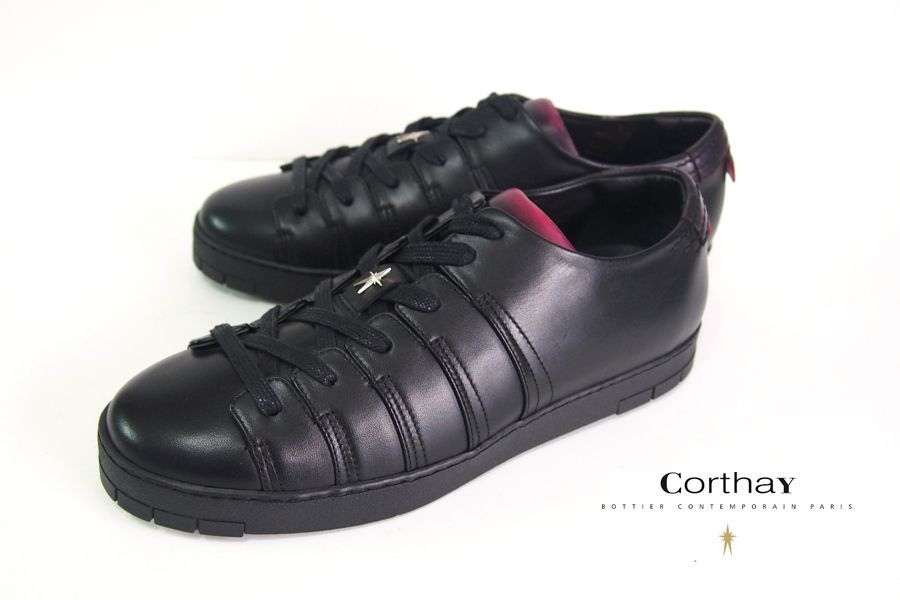 ★新品｜未使用｜コルテ｜Corthay｜スニーカー｜90's｜6｜BK