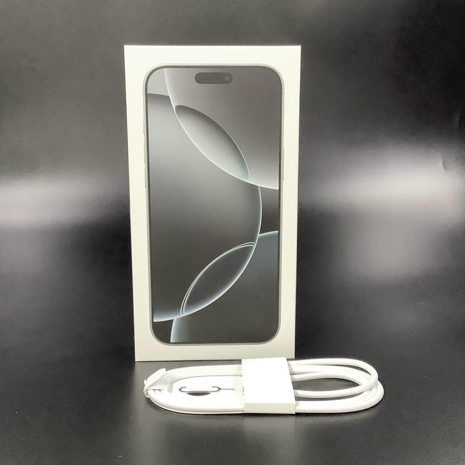 iPhone 16 Pro Max 256GB ホワイトチタニウム SIMフリー 白ロム 動作