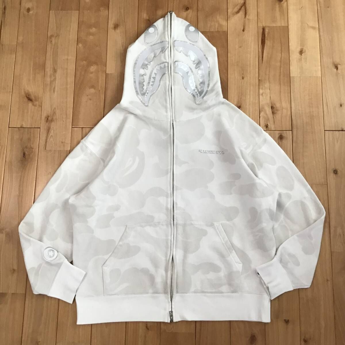 BAPE camo シャーク パーカー Sサイズ a bathing ape shark full zip 