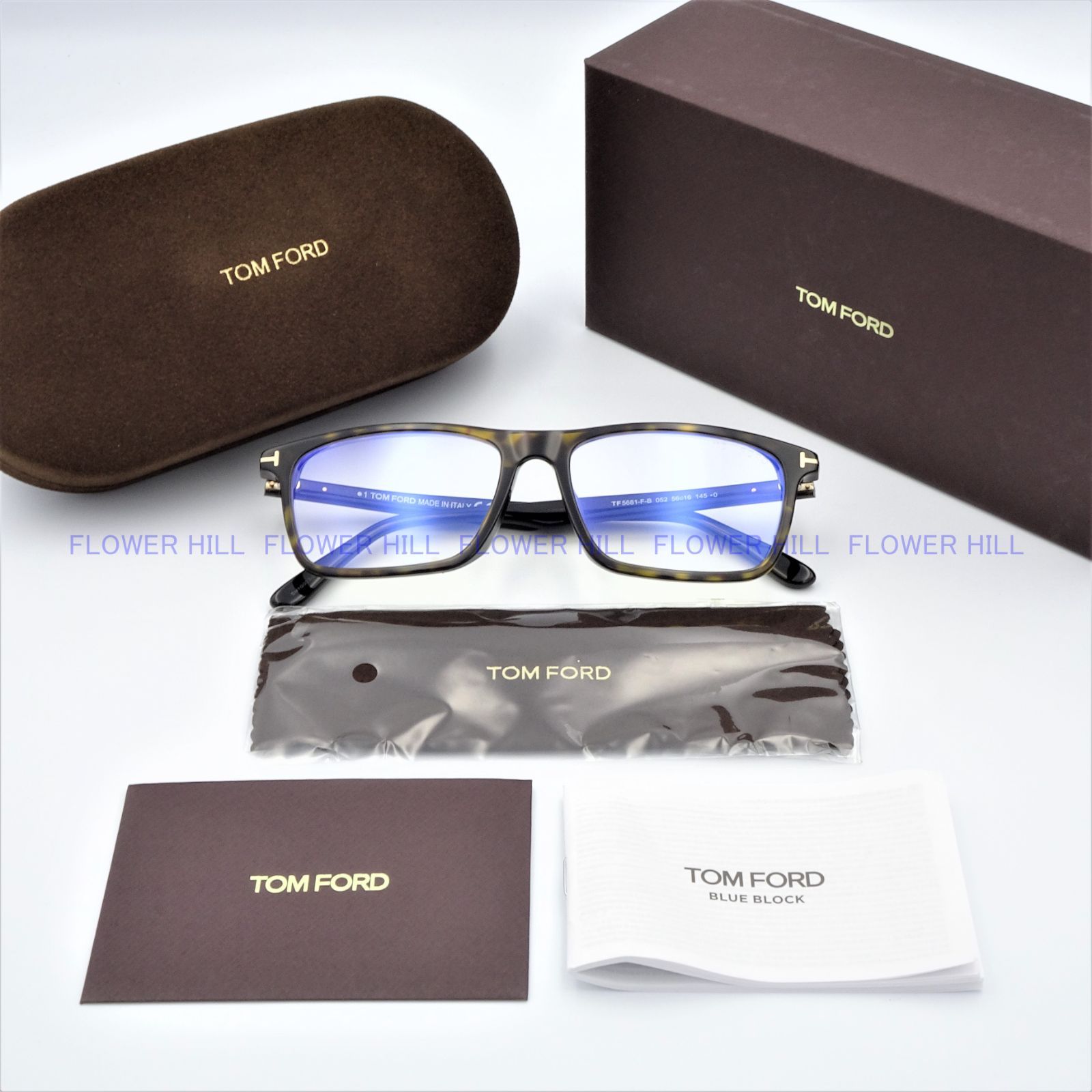 TOM FORD トムフォード TF5681-F-B 052 メガネ フレーム ハバナ