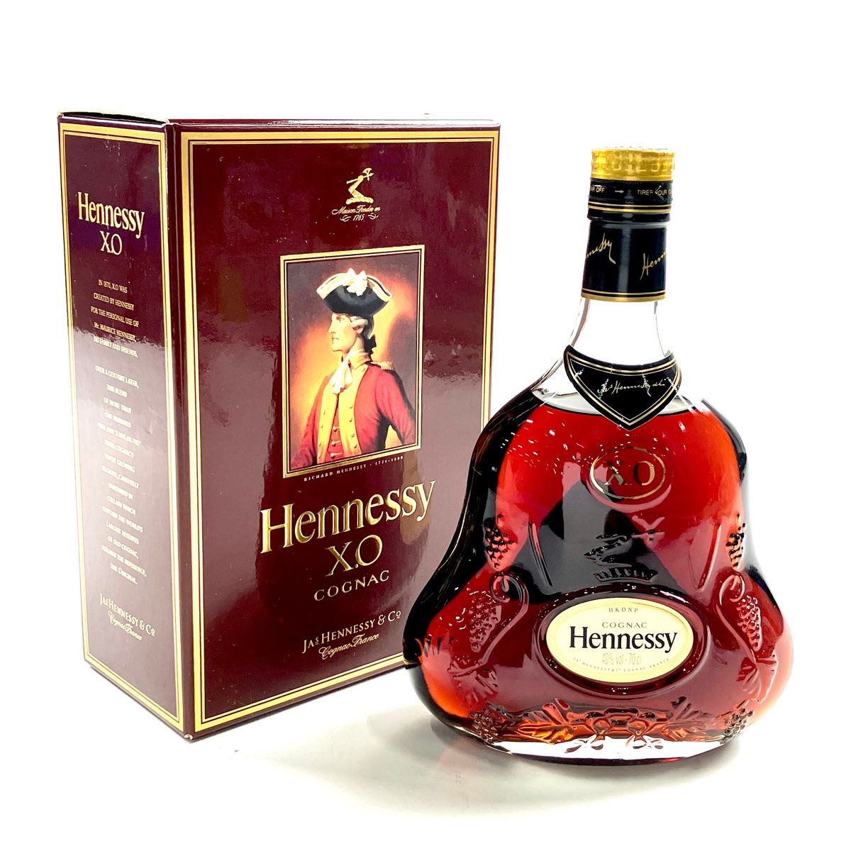 ヘネシー Hennessy XO 金キャップ クリアボトル 700ml ブランデー コニャック 【古酒】 - メルカリ