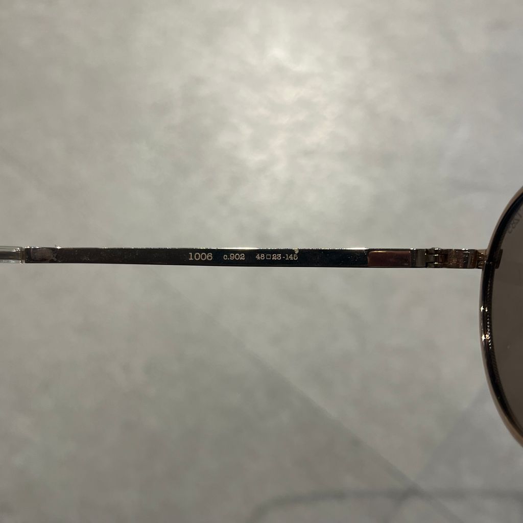 もるるん　アイヴァン　バレルシェイプアンティークゴールドサングラス もるるん様専用 アイヴァン バレルシェイプアンティークゴールドサングラス