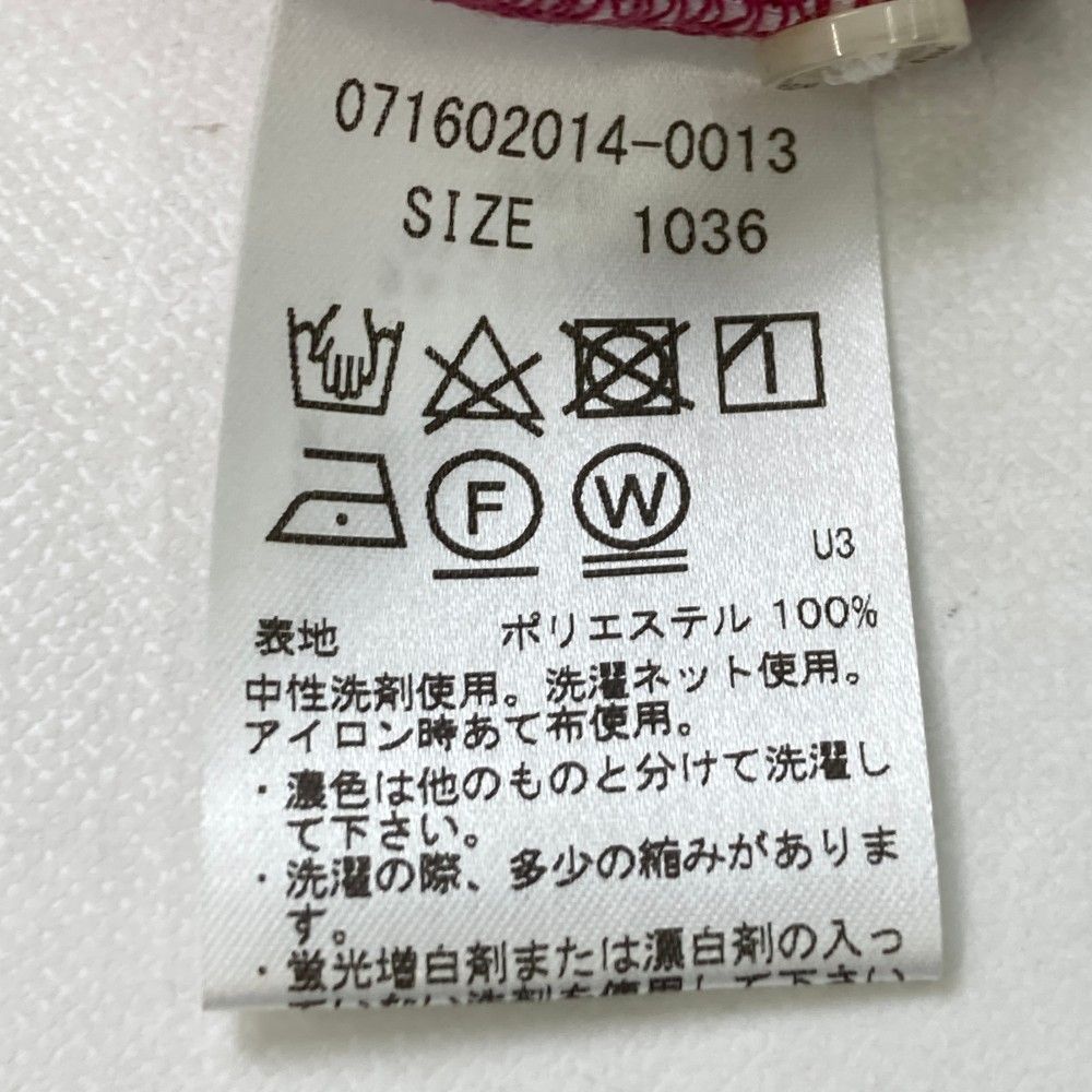 サイズ：36 ZOY ゾーイ 071602014 半袖ポロシャツ 総柄 パープル系