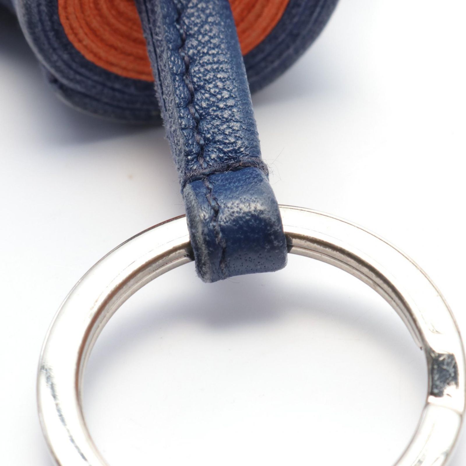 HERMES◆カルメン/ブルードプリュス/サンギーヌ/キーホルダー/レザー/レディース ブルードプリュスの通販