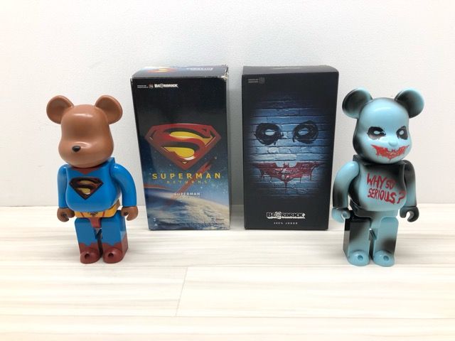 開封品 BEARBRICK 400％ JOKER SUPERMAN RETURNS 2個セット F5453-007 090