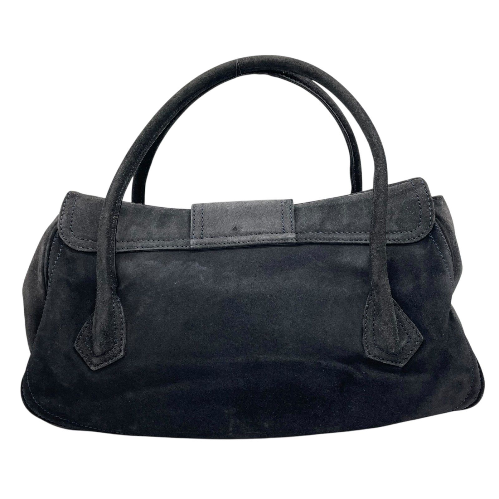 CELINE セリーヌ ハンドバッグ スウェード スエード ゴールド