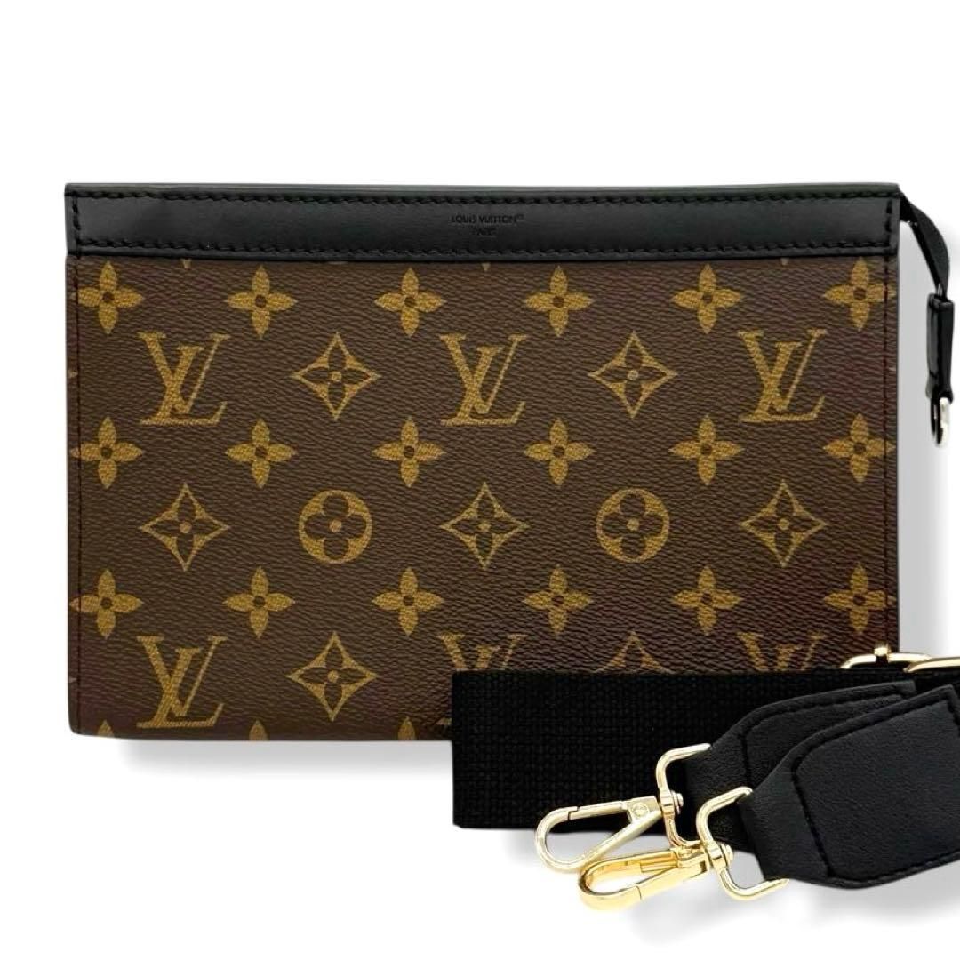 ♥ ルイヴィトン ショルダーバッグ ガストン モノグラム マカサー dc5