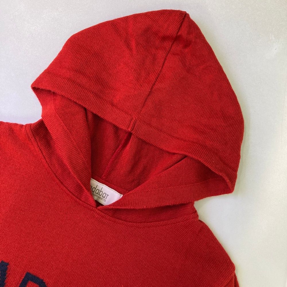 adabat フード付きレッドセーター adabat フード付きレッドセーター adabat（アダバット） ニット