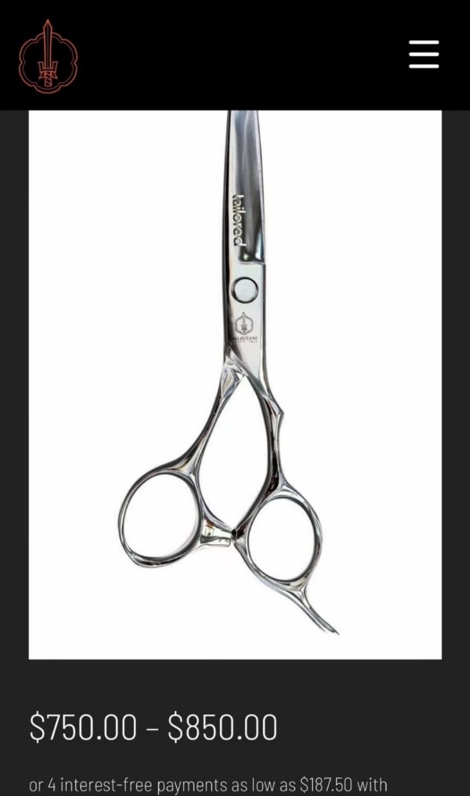 ミズタニシザーズ ミズタニシザーMIZUTANI SCISSORS シザー オフセット理容 美容ハサミ き 5.5インチ - メルカリ