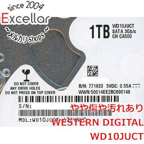 [bn:15] WesternDigital ノート用HDD 2.5inch　WD10JUCT　1TB 9.5mm　0～100時間以内
