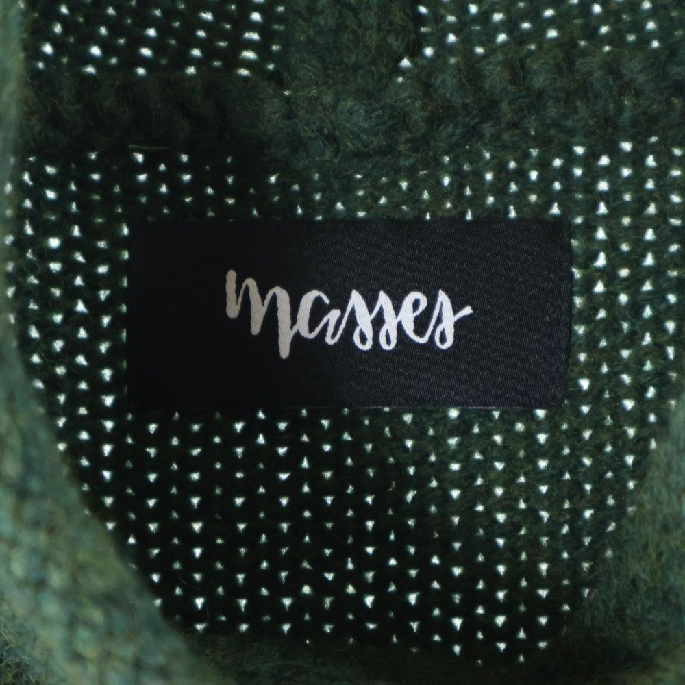 MASSES (マシス) MOCK NECK PO モックネック ニット セーター グリーン