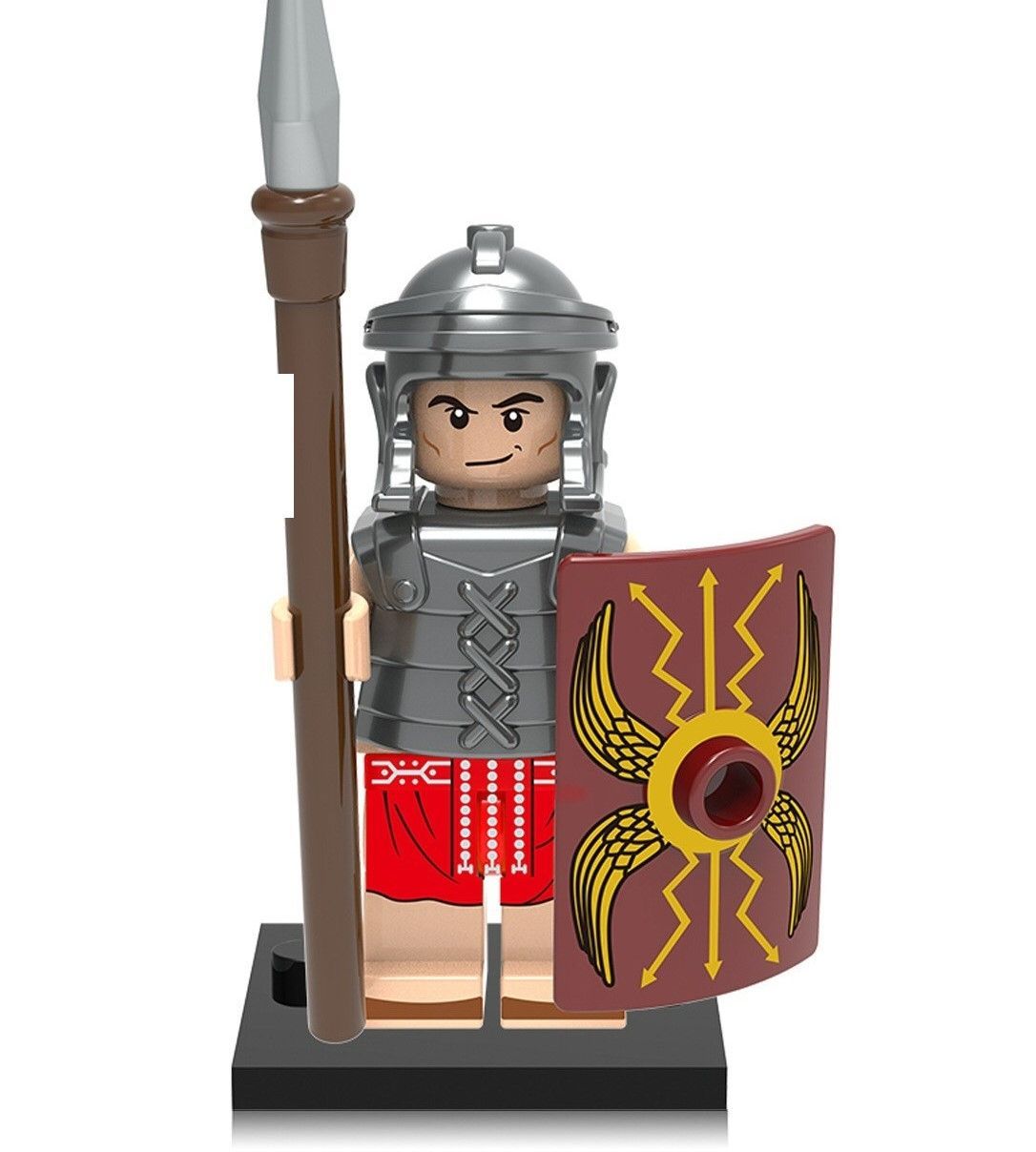21体セット LEGOレゴ互換 古代ローマ軍団兵と百人隊長 騎士団戦士
