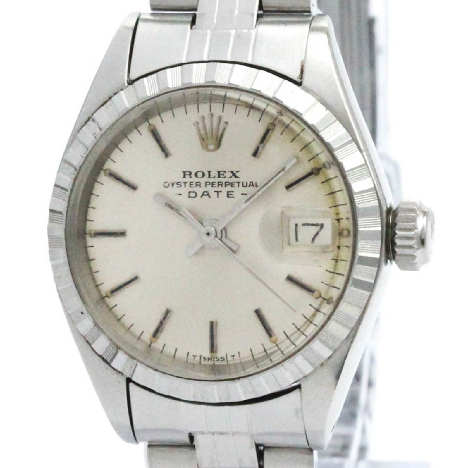 ロレックス ROLEX オイスター パーペチュアル デイト 6924 ステンレススチール 自動巻き レディース 時計