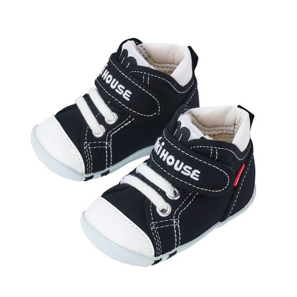 VIP価格★【ファーストシューズ】ミキハウスmikihouse靴スニーカーｍロゴ ファーストベビーシューズ　11.5cm　マルチ（87） 成長対応
