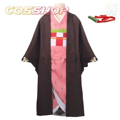 鬼滅の刃 コスプレ 竈門禰豆子 竹筒付き コスプレ衣装 cosplay 誕生日 プレゼント ハロウィン