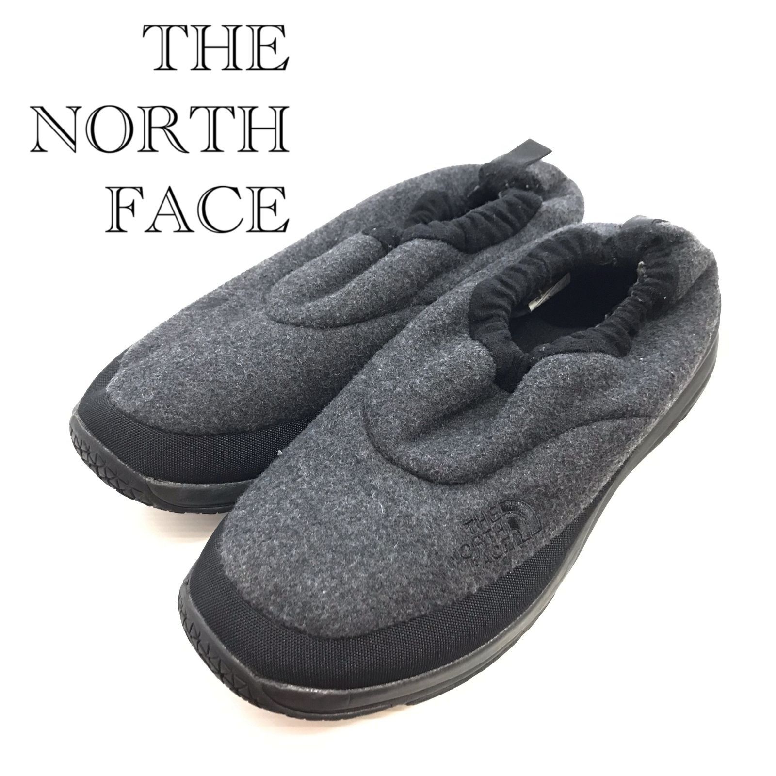 THE NORTH FACE NUPTSE TRACTION LIGHT MOCK NF52086 ノースフェイス ヌプシ トラクションライト モック スリッポン シューズ US10 ダークグレー メンズ 靴